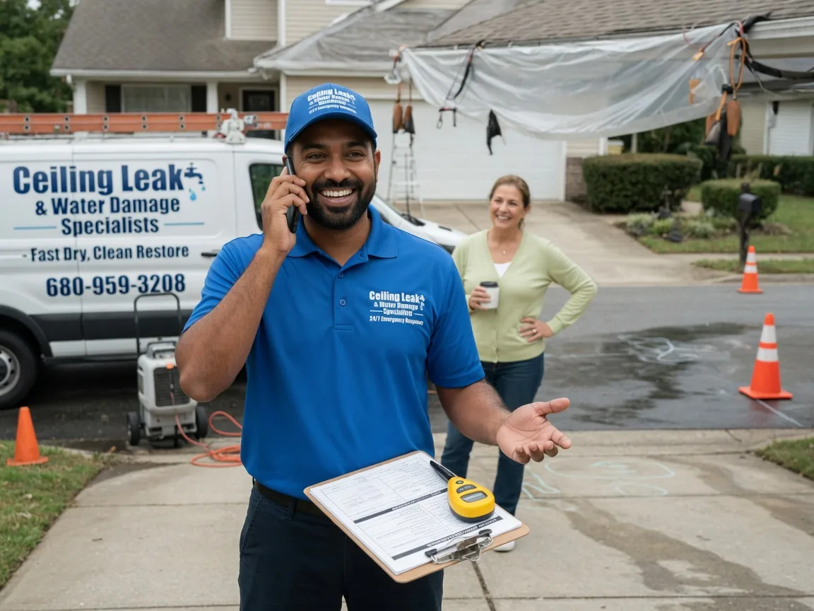 Ceiling Leak Cleanup Rosholt, WI FAQs